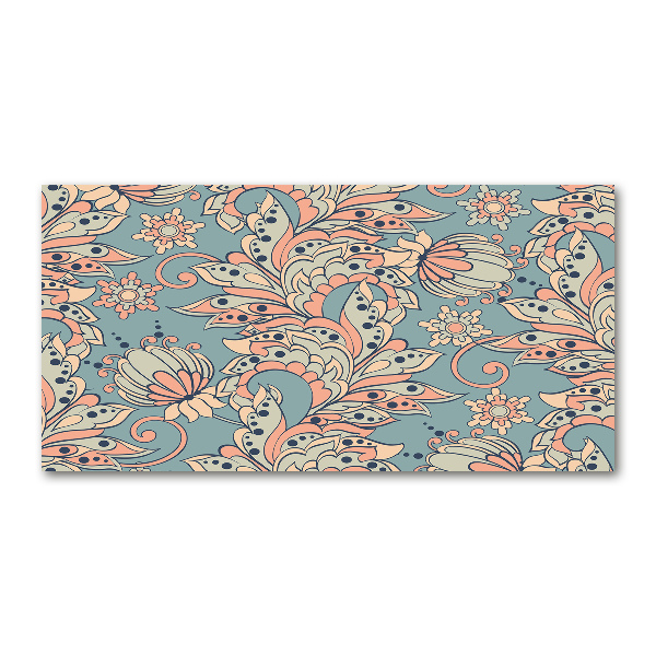 Foto op plexiglas Etnische bloemen