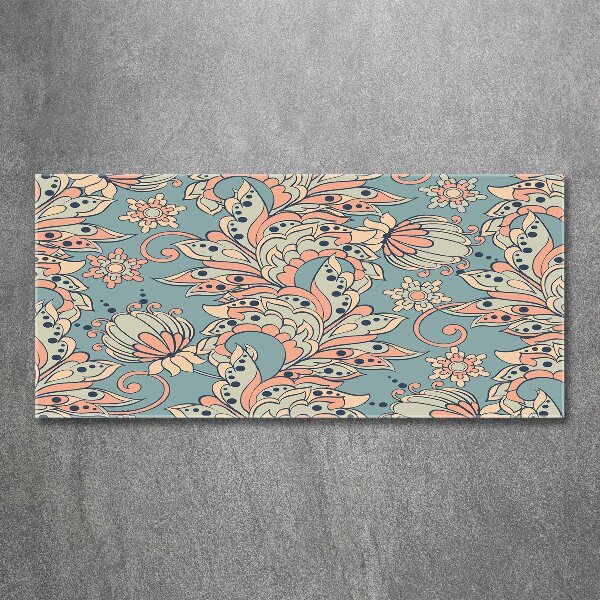 Foto op plexiglas Etnische bloemen