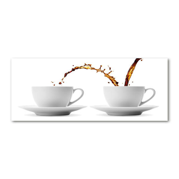 Plexiglas foto Koffie ingeschonken