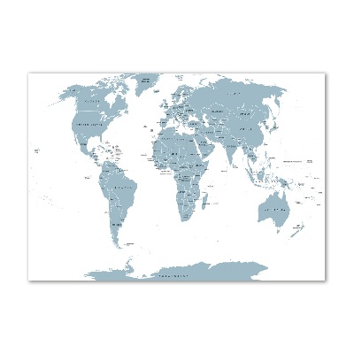 Plexiglas schilderij Politieke kaart