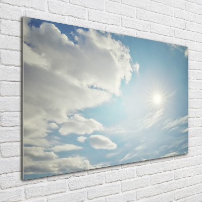 Foto in plexiglas Wolken aan de hemel