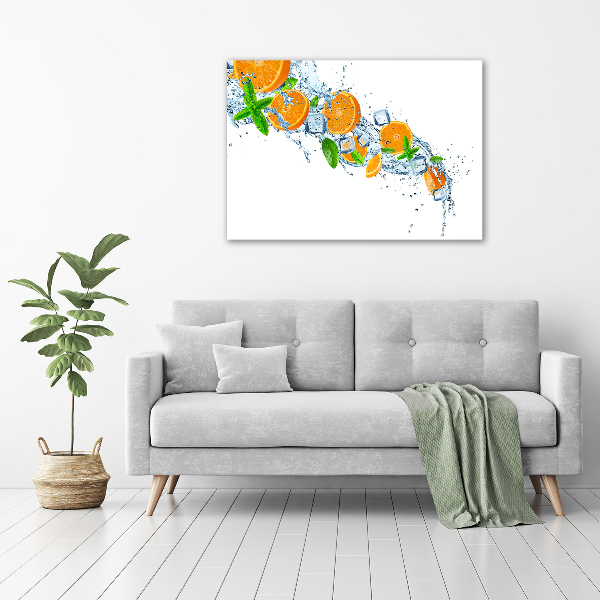 Plexiglas schilderij sinaasappels