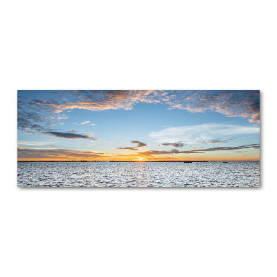 Schilderij op acrylglas Schemering aan zee