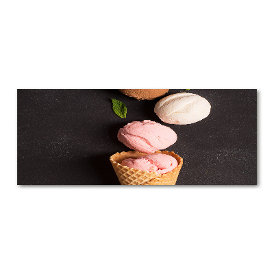 Plexiglas foto IJs in een wafelhoorntje