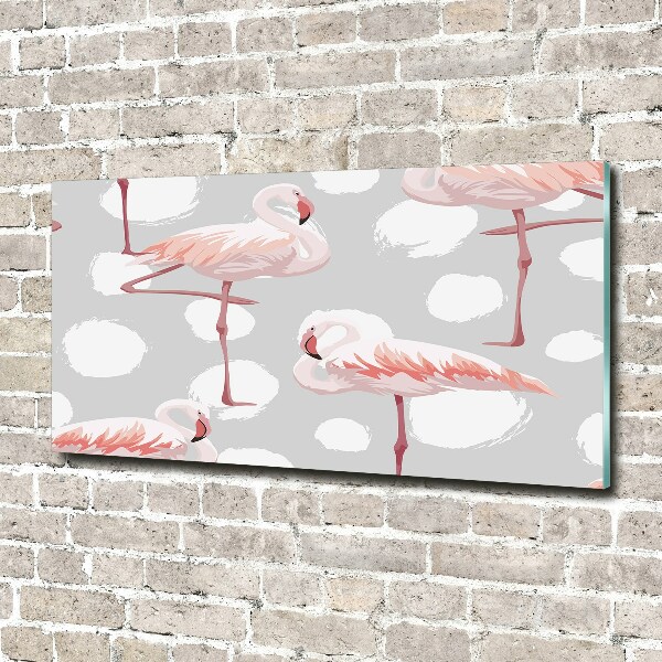 Plexiglas foto Flamingo's