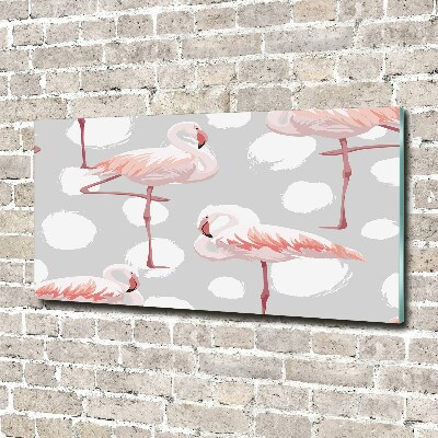 Plexiglas foto Flamingo's