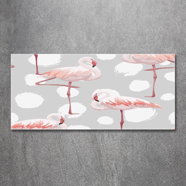 Plexiglas foto Flamingo's