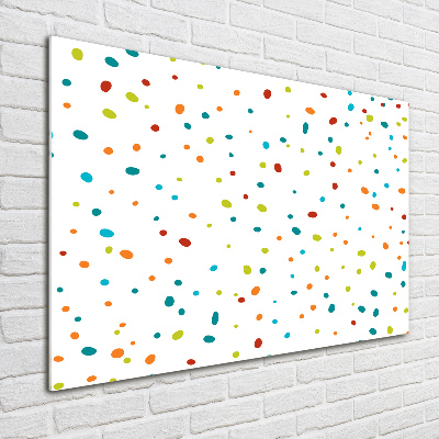 Plexiglas schilderij Kleurrijke stippen