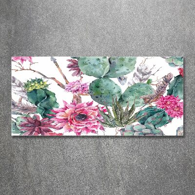 Schilderij op acrylglas Cactussen