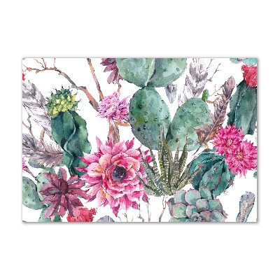 Schilderij op acrylglas Cactussen
