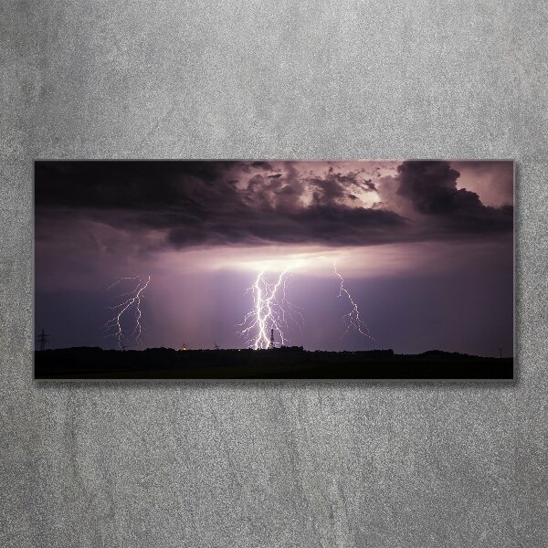 Plexiglas foto Onweer