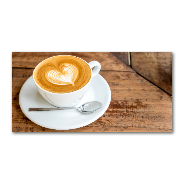 Foto op plexiglas Koffie in een kopje