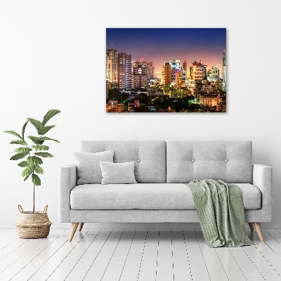 Schilderij op acrylglas Bangkok 's nachts