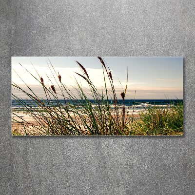 Plexiglas schilderij duinen aan zee