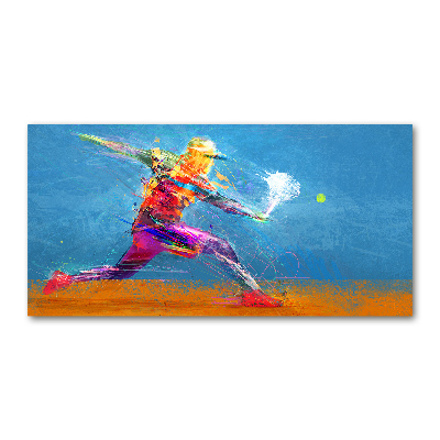Plexiglas schilderij Tennisspeler