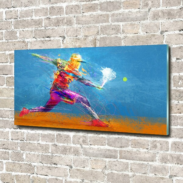 Plexiglas schilderij Tennisspeler
