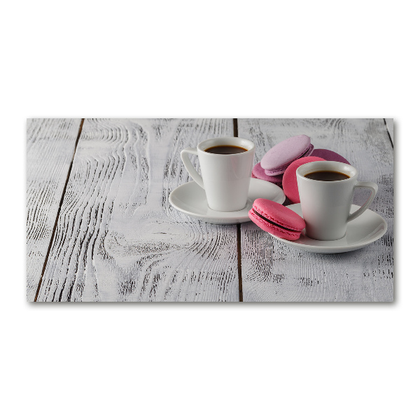 Schilderij op acrylglas Koffie en koekjes