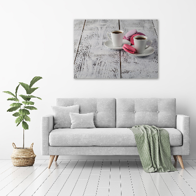 Schilderij op acrylglas Koffie en koekjes