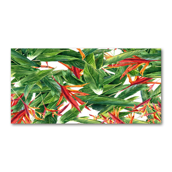 Plexiglas schilderij Bloemenpatroon