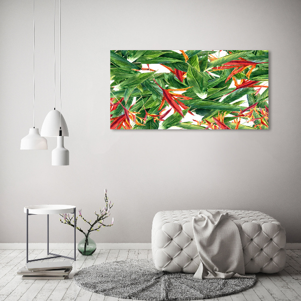 Plexiglas schilderij Bloemenpatroon