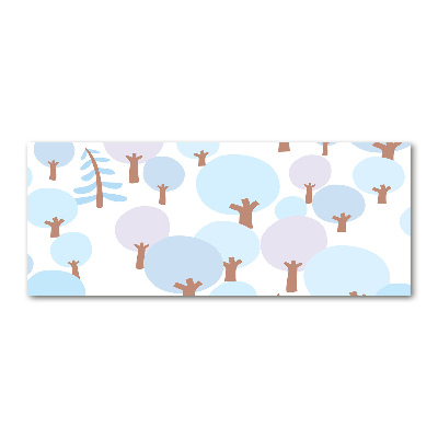 Plexiglas schilderij Kleurrijke bomen