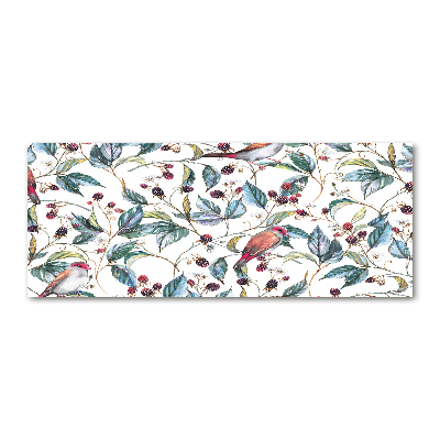 Foto op plexiglas Braambessen en vogels