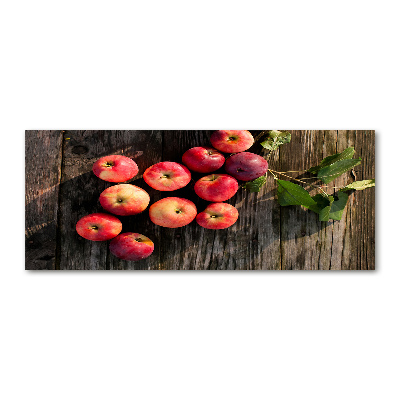Foto in plexiglas Appels op tafel