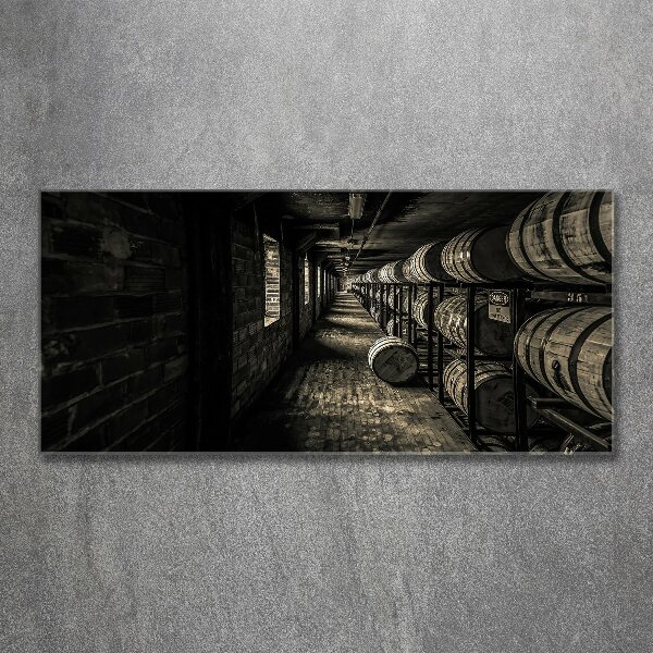 Schilderij op acrylglas Bourbonvaten