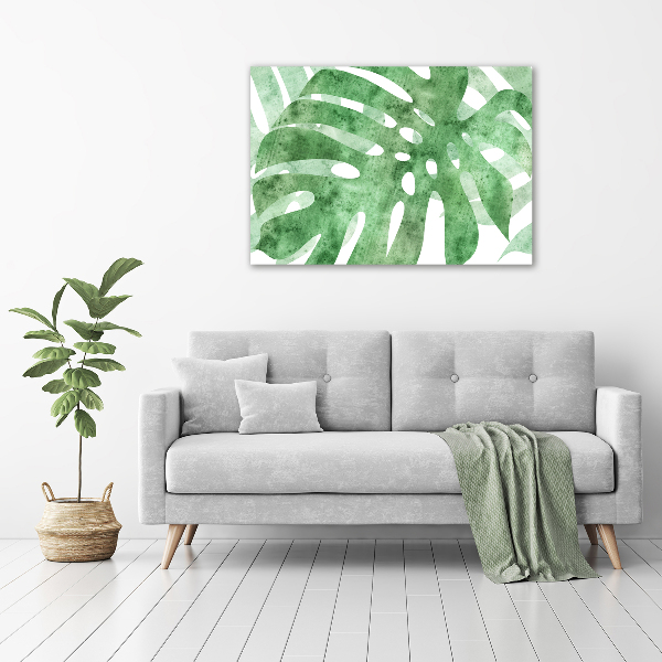 Schilderij op acrylglas Monstera