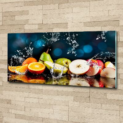 Foto in plexiglas Fruit en water