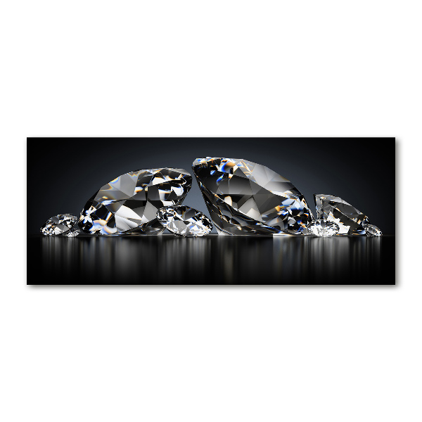 Schilderij op acrylglas Diamanten