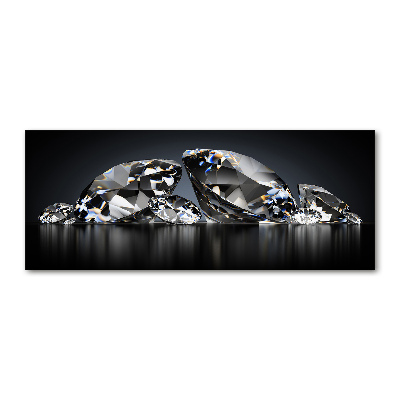 Schilderij op acrylglas Diamanten