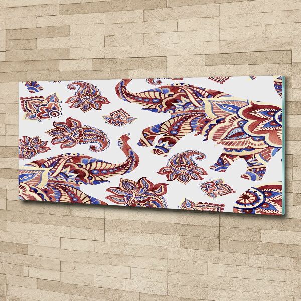 Plexiglas foto Olifantenornamenten