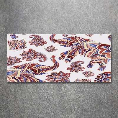 Plexiglas foto Olifantenornamenten