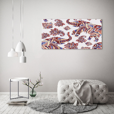 Plexiglas foto Olifantenornamenten