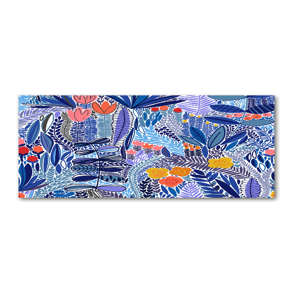 Foto in plexiglas Bloemenpatroon