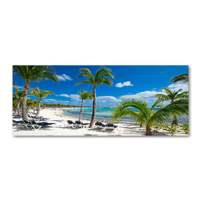 Plexiglas foto strand van de Malediven