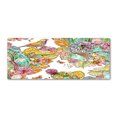 Foto plexiglas Vogel en versieringen