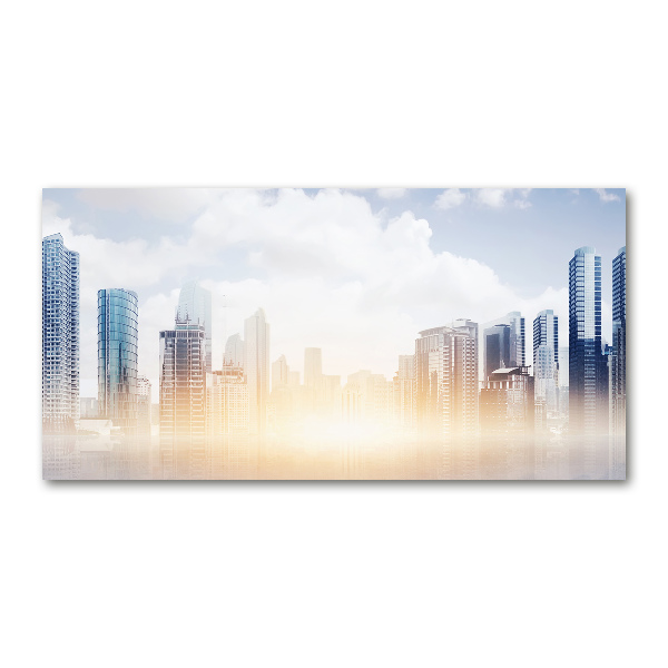 Plexiglas schilderij Wolkenkrabbers