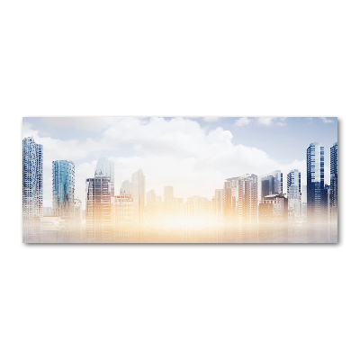 Plexiglas schilderij Wolkenkrabbers