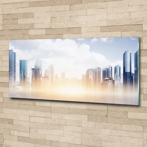Plexiglas schilderij Wolkenkrabbers