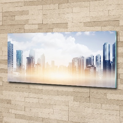 Plexiglas schilderij Wolkenkrabbers