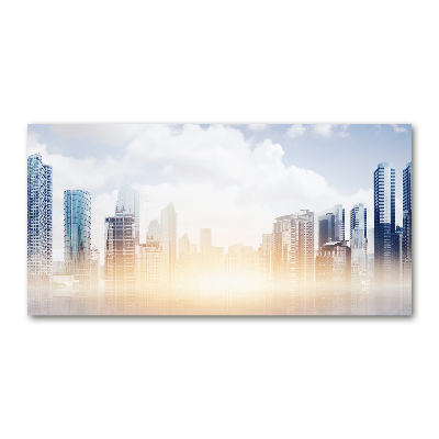 Plexiglas schilderij Wolkenkrabbers