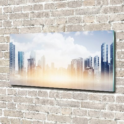 Plexiglas schilderij Wolkenkrabbers