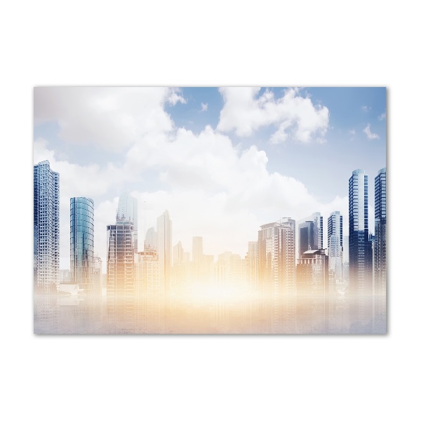 Plexiglas schilderij Wolkenkrabbers