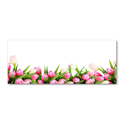 Plexiglas foto Roze tulpen