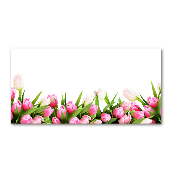 Plexiglas foto Roze tulpen