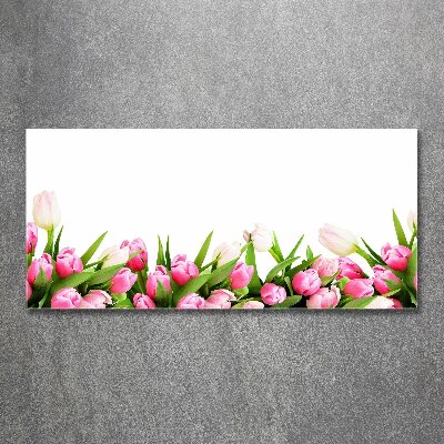 Plexiglas foto Roze tulpen