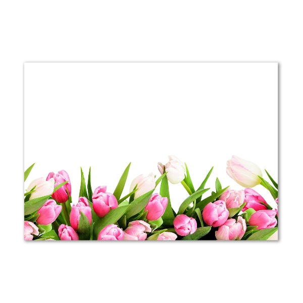 Plexiglas foto Roze tulpen