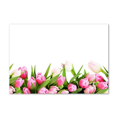 Plexiglas foto Roze tulpen